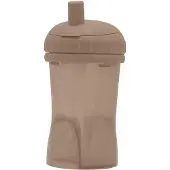 Difrax Rietjesbeker Drinkbeker - 250 ml - 12+ Maanden - Bruin - 1 stuk