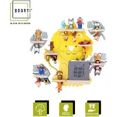 VCM Houten dieren leeuw kinderen plank Toniebox figuren wandplank Tonies muziekdoos