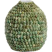 Light & Living Light&living Vaas deco Ø33x37 cm SHELL groen