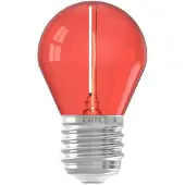 Calex E27 LED Kogellamp Rood | 1W 17Lm | 220-240V G45