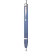 Parker IM Writing Rituals | balpen | Rustgevend blauw Afwerking met kleurverloop en verchroomde details | medium penpunt | blauwe inkt | geschenkverpakking