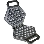 Unold Bobby Wafelijzer CoolTouch-behuizing, Anti-aanbaklaag, Automatische temperatuuraanpassing Zwart, RVS (geborsteld)
