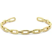 CO88 Collection 8CB-91371 – Armband Dames – Open Schakelarmband – Goudkleurig – Cadeau voor Vrouwen