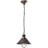 Faro Hanglamp Nautica in antieke look, 26 cm NAUTICA-1P, bruin / roest, metaal