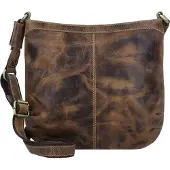 Green Burry Schoudertas ' Vintage 1655A ' donkerbruin