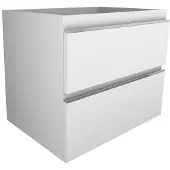 Xellanz Tigris onderkast met 2 laden 60 x 46 cm glans wit