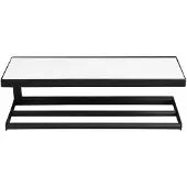 Sapho Ska Wandplank, mat zwart 45x14x16cm met wit MDF planchet