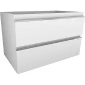 Xellanz Tigris onderkast met 2 laden 80 x 46 cm glans wit