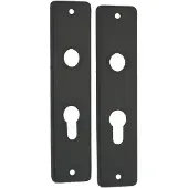Starx Deurbeslag | Cilinderschild | (Aluminium, Zwart)
