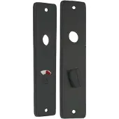 Starx Deurbeslag | Wc-sluitingschild | (Aluminium, Zwart)