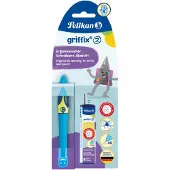 Pelikan vulpotlood - griffix - Neon Fresh Blue - potlood voor rechtshandigen