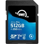 OWC Atlas Pro (512GB) SDXC UHS-II V60 Media Card