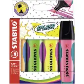 Stabilo BOSS SPLASH markeerstift, doos van 4 stuks