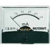 Voltcraft AM-60X46/1MA/DC AM-60X46/1MA/DC Inbouwmeter AM-60X46/1 mA/DC 1 mA Draaispoel