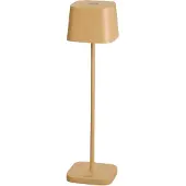 Konstsmide Oplaadbare tafellamp | 25 cm | Capri Mini | 2200-3000K | Dimbaar | IP54 | Zandkleur |