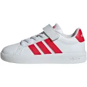 Adidas Sportschoen 'GRAND COURT 3.0 EL' rood / wit