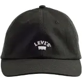 Levi's Pet 'Lazy Girl Logo Cap' zwart / wit