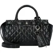 GUESS Handtas 'IDRA SMALL SATCHEL' zwart