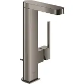 GROHE Plus verhoogde wastafelkraan Brushed Hard Graphite