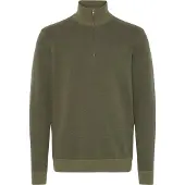 Blend Trui ' BHBAAL HALF ZIPP KNIT ' olijfgroen