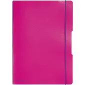 Herlitz My.book Schrift A4 Geruit PP Roze Geperforeerd