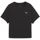 Puma Run coolCELL boxy T-shirt voor Dames, Zwart, Maat XS