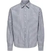 Only & Sons Zakelijk overhemd 'ONSGiorgio' smoky blue / wit