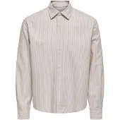 Only & Sons Zakelijk overhemd 'ONSGiorgio' beige / offwhite