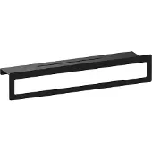 Brauer Edition Handdoekrek Met Planchet - Mat Zwart - Messing - Accessoires, Handdoekhouders, Handdoekstangen - 8720724514660