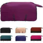 vidaXL Paardendeken Volledig paars 115 cm Polyester