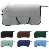 vidaXL Paardendeken Volledig Lichtgrijs 145 cm Polar fleece
