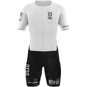Otso Black & White Korte Mouw Triatlonpak