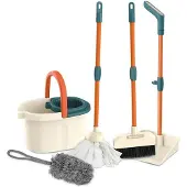 Eurekakids Extendable Cleaning Set With 5 Pieces Veelkleurig Kinderen