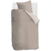 Rivièra Maison Dekbedovertrek Twisted Zand Katoen-140 x 200 / 220 cm | 1-Persoons