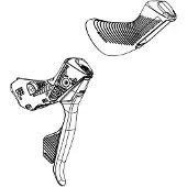 Sram Rival Axs Disc Rechter Remhendel Met Elektronische Schakelaar