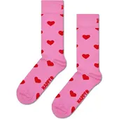 Happy socks Unisex Heart Pink-Schoenmaat 36 - 40