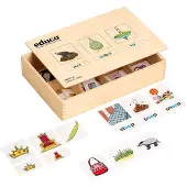 Educo Rijmtrio met woorden - - Educatief speelgoed