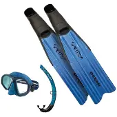 Spetton Ocean Blue Camo Spearfishing Set Blauw EU 41-42
