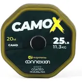 Ridgemonkey Connexion Camox Stiff Coated Hooklink Karperlijn 20 M Goud 25 Lbs
