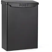 Ks Verlichting KS Brievenbus b32 - Wandbrievenbus - Aluminium - montagemateriaal en 2 sleutels - Zwart