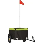 Syfax Fietstrailer 30 kg ijzer zwart en groen