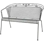 Royal Garden Elegance strekmetaal 2-zits tuinbank - Antraciet