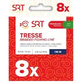 SERT 8x Gevlochten Vislijn 270 M Rood 0.120 mm