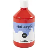 Packlinq Acrylverf Mat, rood, 500 ml/ 1 fles