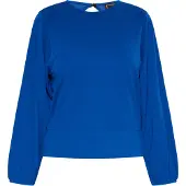 Faina Shirt royal blue/koningsblauw