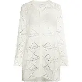 IZIA Gebreid vest 'Lomasi' wolwit