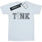 Disney Meisjes Tinker Bell Collegiate Tink Katoenen T-shirt (Wit)