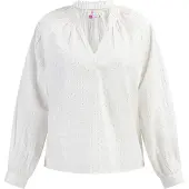 IZIA Blouse 'Lomasi' zilver / wolwit