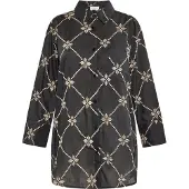 Usha Blouse ecru / zwart