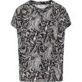 Usha Blouse zwart / wit